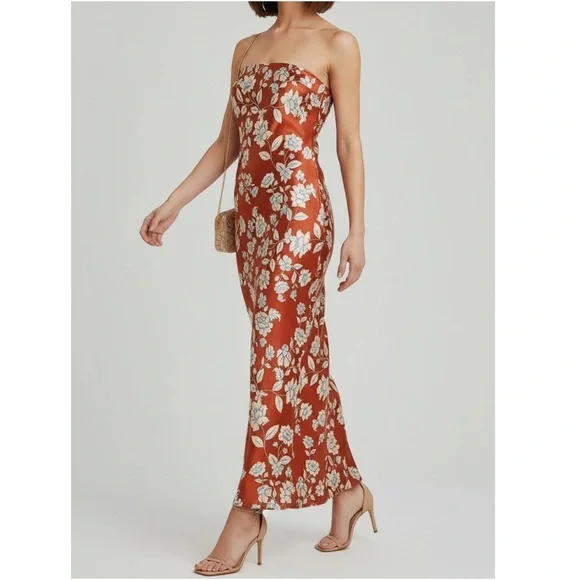 BEC & BRIDGE Moon Dance Maxi Dress, Blossom Print, 2 (US) - Picture 1 of 11